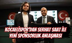 KOCAELİSPOR’DAN SERHAT SAAT İLE YENİ SPONSORLUK ANLAŞMASI