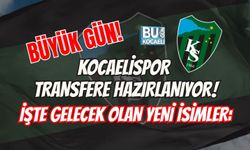 BÜYÜK GÜN! KOCAELİSPOR TRANSFERE HAZIRLANIYOR! İŞTE GELECEK OLAN YENİ İSİMLER: