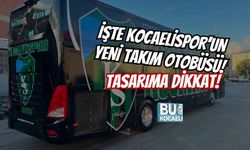 İŞTE KOCAELİSPOR'UN YENİ TAKIM OTOBÜSÜ! TASARIMA DİKKAT!