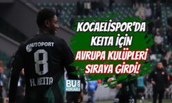 KOCAELİSPOR'DA KEITA İÇİN AVRUPA KULÜPLERİ SIRAYA GİRDİ!