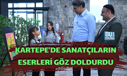 KARTEPE’DE GENÇ SANATÇILARIN ESERLERİ GÖZ DOLDURDU