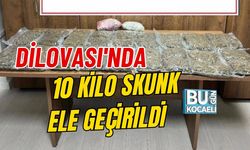 DİLOVASI'NDA 10 KİLO SKUNK ELE GEÇİRİLDİ