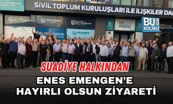 SUADİYE HALKINDAN ENES EMENGEN’E HAYIRLI OLSUN ZİYARETİ