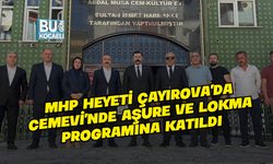 MHP HEYETİ ÇAYIROVA’DA CEMEVİ’NDE AŞURE VE LOKMA PROGRAMINA KATILDI