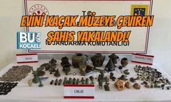 EVİNİ KAÇAK MÜZEYE ÇEVİREN ŞAHIS YAKALANDI!