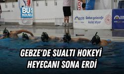 GEBZE'DE SUALTI HOKEYİ HEYECANI SONA ERDİ