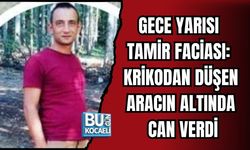 GECE YARISI TAMİR FACİASI: KRİKODAN DÜŞEN ARACIN ALTINDA CAN VERDİ