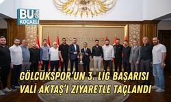 GÖLCÜKSPOR’UN 3. LİG BAŞARISI VALİ AKTAŞ’I ZİYARETLE TAÇLANDI