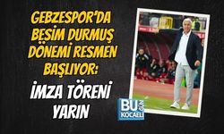 GEBZESPOR’DA BESİM DURMUŞ DÖNEMİ RESMEN BAŞLIYOR: İMZA TÖRENİ YARIN
