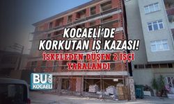 KOCAELİ'DE KORKUTAN İŞ KAZASI! İSKELEDEN DÜŞEN 2 İŞÇİ YARALANDI
