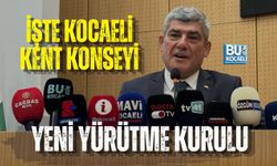 İŞTE KOCAELİ KENT KONSEYİ YENİ YÜRÜTME KURULU