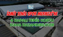 İZMİT TENİS SPOR MERKEZİ’NE 4 KAPALI TENİS KORTU DAHA KAZANDIRILIYOR