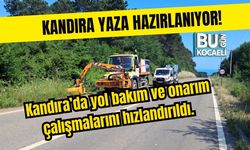 KANDIRA’DA YOLLAR YAZ SEZONUNA HAZIRLANIYOR