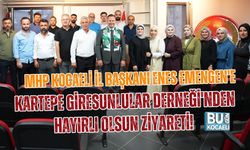 MHP KOCAELİ İL BAŞKANI ENES EMENGEN'E KARTEPE GİRESUNLULAR DERNEĞİ'NDEN HAYIRLI OLSUN ZİYARETİ!