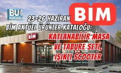 23-26 HAZİRAN BİM AKTÜEL ÜRÜNLER KATALOĞU: BU CUMA BİM'E NELER GELİYOR? KATLANABİLİR MASA VE TABURE SETİ, IŞIKLI SCOOTER
