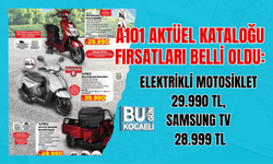 A101 AKTÜEL KATALOĞU FIRSATLARI BELLİ OLDU: ELEKTRİKLİ MOTOSİKLET 29.990 TL, SAMSUNG TV 28.999 TL