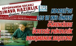 KOCAELİ'DE LGS VE YKS ÖNCESİ ÖĞRENCİLERE ÜCRETSİZ PSİKOLOJİK DANIŞMANLIK BAŞLIYOR!
