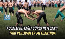 KOCAELİ'DE YAĞLI GÜREŞ HEYECANI: 1700 PEHLİVAN ER MEYDANINDA