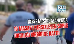 GEBZE MESİRE ALANI'NDA 10 MASAYI PARSELLEYEN ŞAHIS ORTALIĞI BİRBİRİNE KATTI!
