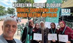 KOCAELİ'NİN GURURU OLDULAR! TÜRKİYE ŞAMPİYONU OLUP KATAR BİLETİNİ KAPTILAR