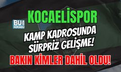 KOCAELİSPOR KAMP KADROSUNDA SÜRPRİZ GELİŞME! BAKIN KİMLER DAHİL OLDU!