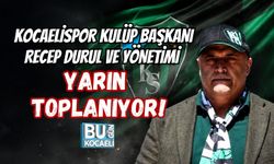 KOCAELİSPOR KULÜP BAŞKANI RECEP DURUL VE YÖNETİMİ YARIN TOPLANIYOR!