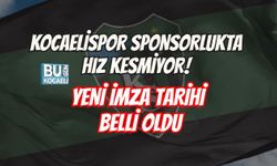 KOCAELİSPOR SPONSORLUKTA HIZ KESMİYOR! YENİ İMZA TARİHİ BELLİ OLDU