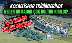 KOCAELİSPOR TRİBÜNLERİNDE NEDEN BU KADAR ÇOK KOLTUK KIRILDI? İŞTE KIRILAN KOLTUK MALİYETİ: