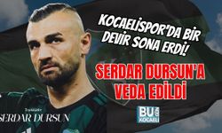 SON DAKİKA: KOCAELİSPOR'DA BİR DEVİR SONA ERDİ! SERDAR DURSUN'A VEDA EDİLDİ
