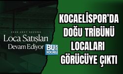 KOCAELİSPOR’DA DOĞU TRİBÜNÜ LOCALARI GÖRÜCÜYE ÇIKTI