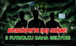 KOCAELİSPOR’DA FLAŞ GELİŞME! 3 FUTBOLCU DAHA GELİYOR