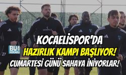KOCAELİSPOR'DA HAZIRLIK KAMPI BAŞLIYOR! CUMARTESİ GÜNÜ SAHAYA İNİYORLAR!