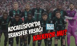 KOCAELİSPOR'DA TRANSFER YASAĞI KALKIYOR MU?