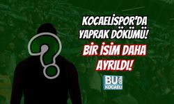 KOCAELİSPOR'DA YAPRAK DÖKÜMÜ! BİR İSİM DAHA AYRILDI!