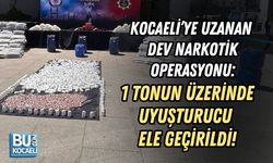 KOCAELİ’YE UZANAN DEV NARKOTİK OPERASYONU: 1 TONUN ÜZERİNDE UYUŞTURUCU ELE GEÇİRİLDİ!