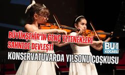 BÜYÜKŞEHİR'İN GENÇ YETENEKLERİ SAHNEDE DEVLEŞTİ: KONSERVATUVARDA YILSONU COŞKUSU