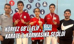 KÖRFEZ GB’Lİ ELİF, KARATE İL KARMASINA SEÇİLDİ