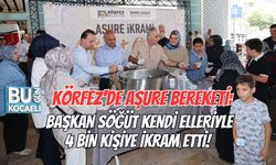KÖRFEZ'DE AŞURE BEREKETİ: BAŞKAN SÖĞÜT KENDİ ELLERİYLE 4 BİN KİŞİYE İKRAM ETTİ!