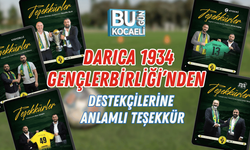 DARICA 1934 GENÇLERBİRLİĞİ’NDEN DESTEKÇİLERİNE ANLAMLI TEŞEKKÜR