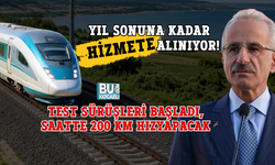 YIL SONUNA KADAR HİZMETE ALINIYOR! TEST SÜRÜŞLERİ BAŞLADI, SAATTE 200 KM HIZ YAPACAK