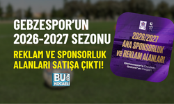 GEBZESPOR’UN 2026-2027 SEZONU REKLAM VE SPONSORLUK ALANLARI SATIŞA ÇIKTI!