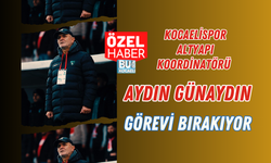 KOCAELİSPOR ALTYAPI KOORDİNATÖRÜ AYDIN GÜNAYDIN GÖREVİ BIRAKIYOR