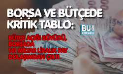 BORSA VE BÜTÇEDE KRİTİK TABLO: BÜTÇE AÇIĞI BÜYÜDÜ, BORSADA 141 MİLYAR LİRALIK PAY DOLAŞIMDAN ÇIKTI