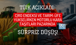 TÜİK AÇIKLADI: CİRO ENDEKSİ VE TARIM-ÜFE YÜKSELİRKEN MOTORLU KARA TAŞITLARI PAZARINDA SÜRPRİZ DÜŞÜŞ!