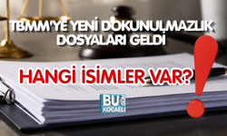 TBMM'YE YENİ DOKUNULMAZLIK DOSYALARI GELDİ: HANGİ İSİMLER VAR?