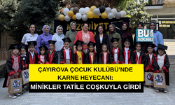 ÇAYIROVA ÇOCUK KULÜBÜ’NDE KARNE HEYECANI: MİNİKLER TATİLE COŞKUYLA GİRDİ