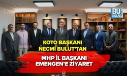 KOTO BAŞKANI NECMİ BULUT’TAN MHP İL BAŞKANI EMENGEN’E ZİYARET