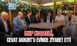 MHP KOCAELİ, CEVAT AKKURT’U EVİNDE ZİYARET ETTİ