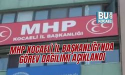 MHP KOCAELİ İL BAŞKANLIĞI'NDA GÖREV DAĞILIMI AÇIKLANDI