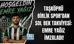 TAŞKÖPRÜ BİRLİK SPOR'DAN SOL BEK TAKVİYESİ: EMRE YAĞIZ İMZALADI!